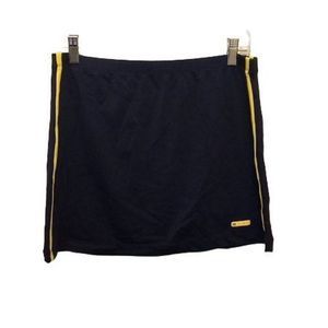 Wilson Hypertech System Black With Yellow Stripe Tennis Skirt Women's size Mediu